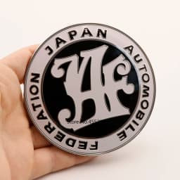 JAF Front Grill Badge Japan Automobile Federation Badge Sticker Emblem Decal JDM Car Accessories