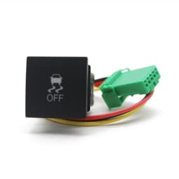 1Pc Car LED DRL Light Radar Power On Off Camera Anti-side Slip Switch Button For VW Golf 6 golf v Jetta MK5 Scirocco Caddy 2011