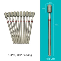 HYTOOS Nail Drill Bits Diamond Cutters for Manicure Cuticle Burr Milling Cutter for Pedicure Nails Accessories Tools