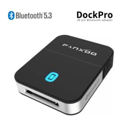 Fanxoo 30 Pin Bluetooth Adapter 5.3 Audio Mini Bluetooth Receiver For Bose Sounddock JBL YAMAHA IPhone IPod Jack Analog Speaker