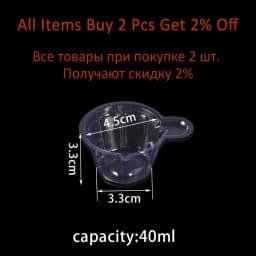 50-150Pcs 40ML Plastic Disposable Cups Dispenser Silicone Resin Mold Tool for DIY Epoxy Resin Crafts Jewelry Making Tools