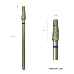 HYTOOS Tapered Diamond Cuticle Bit Nail Drill Bits Manicure Drills Nails Accessories Tools
