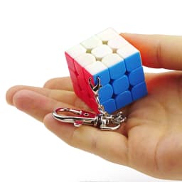 MoYu KeyChain Mofangjiaoshi 3cm 3.5cm Mini 3x3x3 Magic Cube KeyChain Professional Educational Toys Key Ring Cubo Magico Puzzle