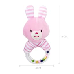 Rattles Animal Giraffe Baby Soft Stuffed Doll Teether Doll Cute Kids Infant Baby Teething Toys For Newborn Sensory Plush Toys