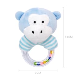 Rattles Animal Giraffe Baby Soft Stuffed Doll Teether Doll Cute Kids Infant Baby Teething Toys For Newborn Sensory Plush Toys