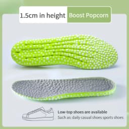 1Pair Boost Height Increase Shoes Insoles Men Women Soft Comfort Running Sports Insole for Feet 1.5/2.5/3.5cm Growing Shoe Pads