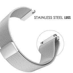 22mm 20mm Strap for Samsung Galaxy Watch 7/6/5/4 44mm/40mm Magnetic Loop Bracelet Galaxy Watch 4/6 Classic 47mm 46mm Metal Band