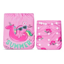 HappyFlute New One Piece Design 3-15KG Baby Soft Suede Cloth Inner Can Be Adjustable &Reusable Diaper Pocket Baby Cloth Diaper