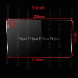 9" 10.1" INCH PET Screen protector Film for TEYES CC2 CC2L Spro 2 DIN GPS Car Radio Multimedia Player Navigation