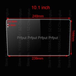 9" 10.1" INCH PET Screen protector Film for TEYES CC2 CC2L Spro 2 DIN GPS Car Radio Multimedia Player Navigation