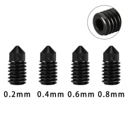 Hotend Kit For Bambu Lab A1/A1 Mini High Flow 0.2/0.4/0.6/0.8mm Hardened Steel Nozzle Quick Swap Hot End Assembly Replacement