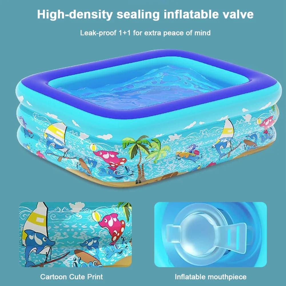 Inflatable Swimming Pool Baby Swimming Pools Removable Indoor Outdoor Swimming Pools Children Summer Pool Toys for Pool Party