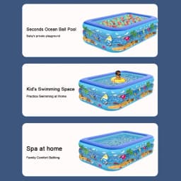 Inflatable Swimming Pool Baby Swimming Pools Removable Indoor Outdoor Swimming Pools Children Summer Pool Toys for Pool Party