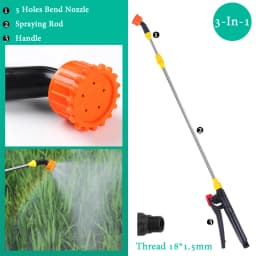 Retractable 0.45-0.8m Spraying Rod For Hand Pressure Sprayer Outdoor Garden Pesticide Spray Tree Watering Can Accessories