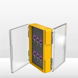 New Double Side Fishing Tackle Boxes Fishing Lure Jig Head Box Organizer Fishing Bait Tackle Storage Case For Blades Spinner