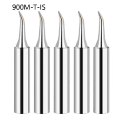 5Pcs 900M-T Soldering Iron Tips Bit IS/I/B/K/SK/2.4D/3.2D/1C/2C/3C/4C Lead-Free Welding Tips Head