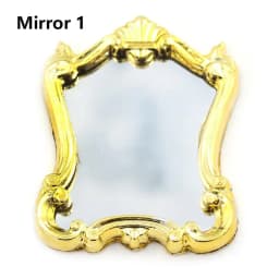 Mini Resin Wall Picture Dollhouse Ornament 1:12 Vintage Framed Photos Miniature Oil Painting Doll Accessories Kids Toys Supplies