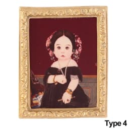 Mini Resin Wall Picture Dollhouse Ornament 1:12 Vintage Framed Photos Miniature Oil Painting Doll Accessories Kids Toys Supplies