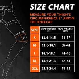 BraceTop Long Leg Compression Sleeves,Full Leg Sleeve Long Knee Brace Knee Support Protect Basketball,Football, Knee Pain Relief