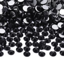 QIIY Top Quality Glass Flat Back Rhinestones Glitter Crystal AB Stones Glue On Strass Rhinestone for Nail Art Clothes Decoration