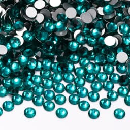QIIY Top Quality Glass Flat Back Rhinestones Glitter Crystal AB Stones Glue On Strass Rhinestone for Nail Art Clothes Decoration