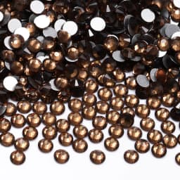 QIIY Top Quality Glass Flat Back Rhinestones Glitter Crystal AB Stones Glue On Strass Rhinestone for Nail Art Clothes Decoration