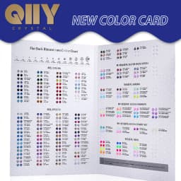 QIIY Top Quality Glass Flat Back Rhinestones Glitter Crystal AB Stones Glue On Strass Rhinestone for Nail Art Clothes Decoration