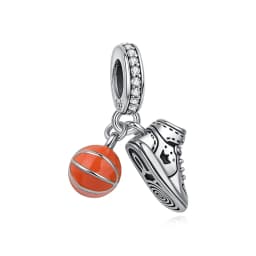 Original 925 Sterling Silver Charms Soccer Football Love Coffee Beads Fit Brand Bracelets Necklaces DIY Jewelry For Women