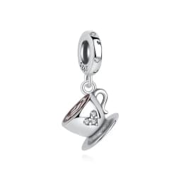 Original 925 Sterling Silver Charms Soccer Football Love Coffee Beads Fit Brand Bracelets Necklaces DIY Jewelry For Women