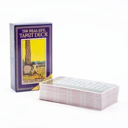 The Real Life Tarot Deck 78 PCS 10.3*6CM English Version Oracles Deck for Girls Hot Selling Family Gatherings Board Games