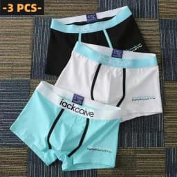 1/3Pcs XL-3XL Male Panties Cotton Men's Underwear Boxers Breathable Boxer Printed Underpants Comfortable Shorts Men Underwear