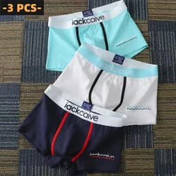 1/3Pcs XL-3XL Male Panties Cotton Men's Underwear Boxers Breathable Boxer Printed Underpants Comfortable Shorts Men Underwear