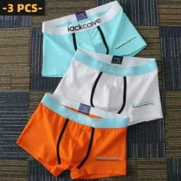 1/3Pcs XL-3XL Male Panties Cotton Men's Underwear Boxers Breathable Boxer Printed Underpants Comfortable Shorts Men Underwear