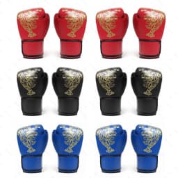 1Pair Boxing Gloves Breathable Kickboxing Gloves Comfortable Professional Boxing Gloves Punching Training Gloves for all