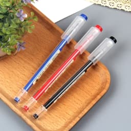 52/6Pcs 0.35mm Fine Gel Pen set Blue/Black Refills Rod for Marker Pens School Gelpen Office Student Writing Drawing Stationery