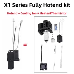 2510 Fan for Bambu Lab X1/P1 Hotend Cooling Fan with Cable Rapid Cooling Fan for Bambu X1C P1S P1P 3D Printer Accessories