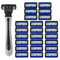 Razor Classic 6 Layer Safety Razor for Mens Shaving&Womens Hair Removal Shaving Blades Manual Shaver