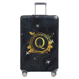 Luggage Cover Thick Elastic Luggage Protective Covers Print Wreath Series for 18-32 Inch Suitcase Covers Travel Accessories