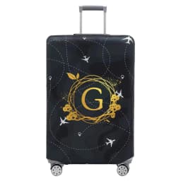 Luggage Cover Thick Elastic Luggage Protective Covers Print Wreath Series for 18-32 Inch Suitcase Covers Travel Accessories