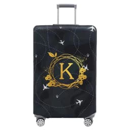 Luggage Cover Thick Elastic Luggage Protective Covers Print Wreath Series for 18-32 Inch Suitcase Covers Travel Accessories