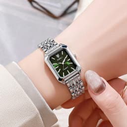 Luxury Women Watches Fashion Rectangle Ladies Steel Band Quartz Watch Reloj Mujer Relogio Feminino Girls Clock Gift