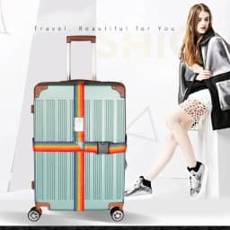 Convenient Adjustable Luggage Straps Portable Bungees Easy Travel Necessary Reusable Belt protect Suitcase Accessories Items