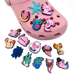 Shoe Charms animal sea wave shark Salamander tortoise Pins PVC DIY Sandals Accessories for Clogs Kids Party Favors X-mas Gifts