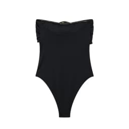 MUJER Off Shoulder Black Woman Body Sleeveless Tight Bodysuit Lingerie Sexy Backless Bodysuit Women Summer One Pieces Swimsuit