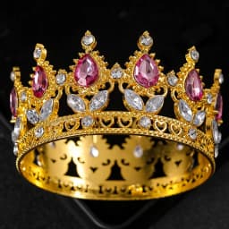 Baroque Crystal Tiaras And Crown Cake Topper Decorative Elegant Wedding Cake Princess Birthday Decoratio Party Supplies