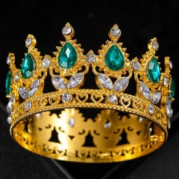 Baroque Crystal Tiaras And Crown Cake Topper Decorative Elegant Wedding Cake Princess Birthday Decoratio Party Supplies