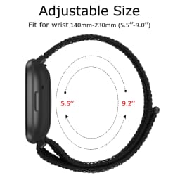 Nylon Watch Band For Fitbit Versa 3/Versa 4/Sense/Sense 2 Strap Sport Bracelet Wristband Replacement For Fitbit Sense Smart Watc