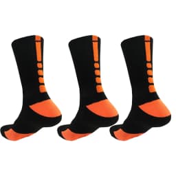 3Pairs Men Cotton Middle Tube Socks Soft Shock-Absorbing Breathable Sports Sock Comfortable High Quality Fashion Casual Male Sox