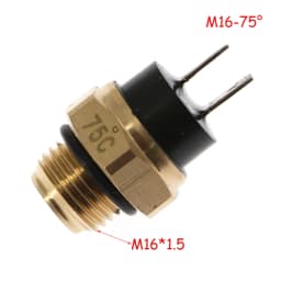 M14/M16 Motorcycle Electric Radiator Coolant Fan Water Temperature Thermostat Switch Temp Sensor For 125 150 200 250 300 400 450