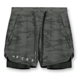 Mens Gyms Fitness 2 in 1 Quick Dry Shorts Summer Running Bodybuilding Jogging Casual Short Pants Workout Male Basketball Bottoms